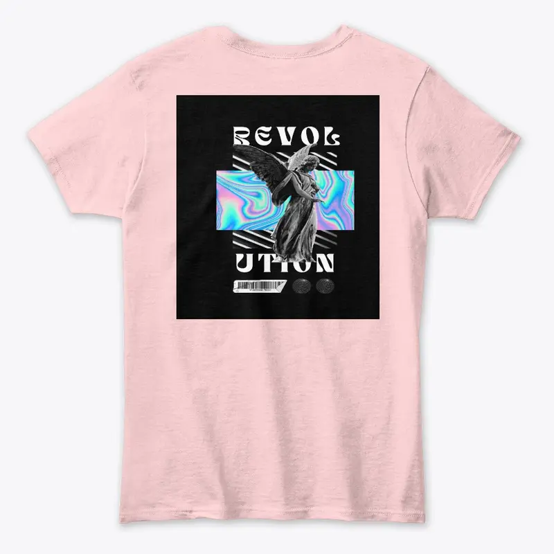 Black Hologram Angel T-Shirt